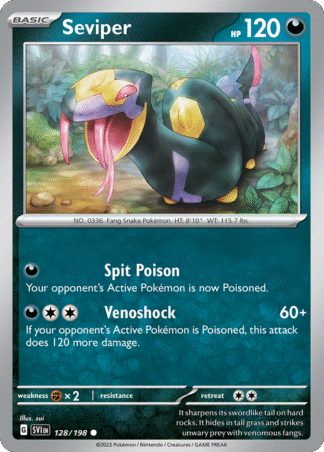Seviper Reverse - Scarlet & Violet