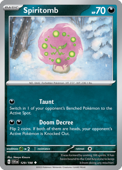 Spiritomb Reverse - Scarlet & Violet