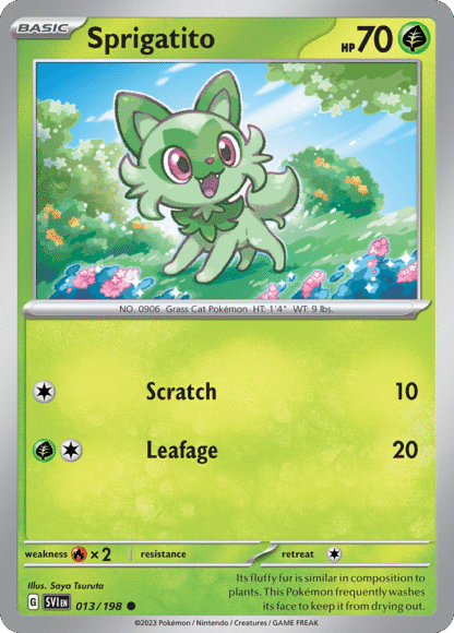 Sprigatito Reverse - Scarlet & Violet