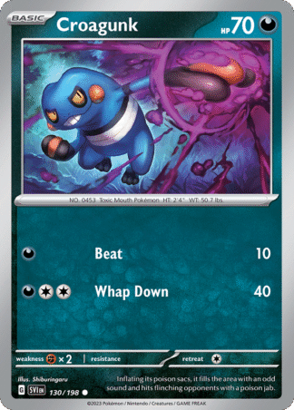 Croagunk Reverse - Scarlet & Violet