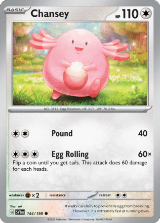 Chansey Reverse - Scarlet & Violet