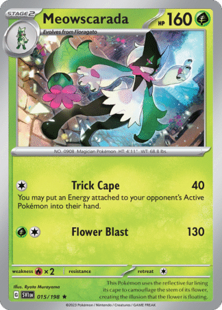 Meowscarada Reverse - Scarlet & Violet