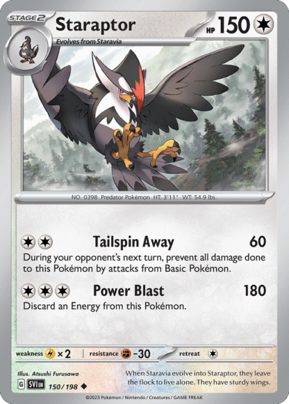 Staraptor Reverse - Scarlet & Violet