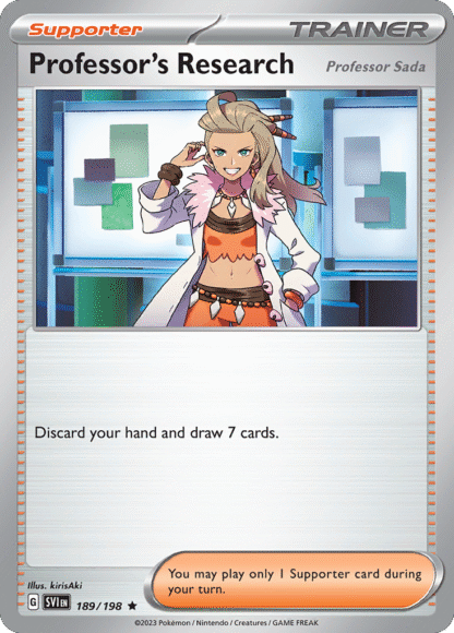 Professor's Research (Professor Sada) Reverse - Scarlet & Violet