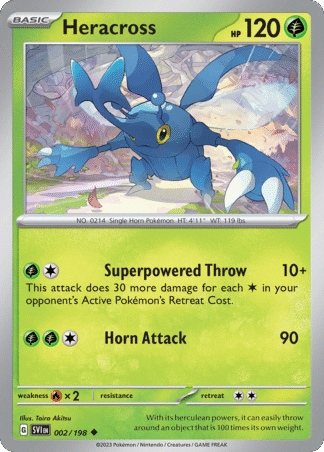 Heracross Reverse - Scarlet & Violet