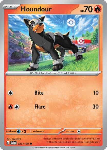 Houndour Reverse - Scarlet & Violet