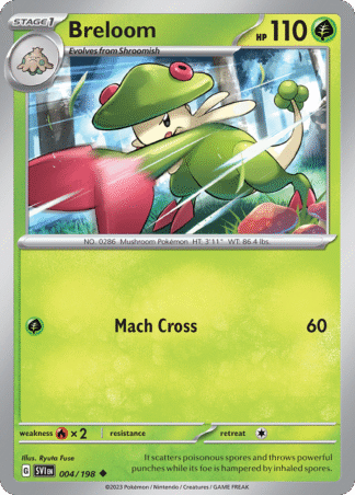 Breloom Reverse - Scarlet & Violet