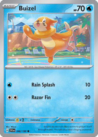 Buizel Reverse - Scarlet & Violet