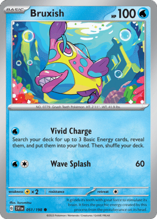 Bruxish Reverse - Scarlet & Violet