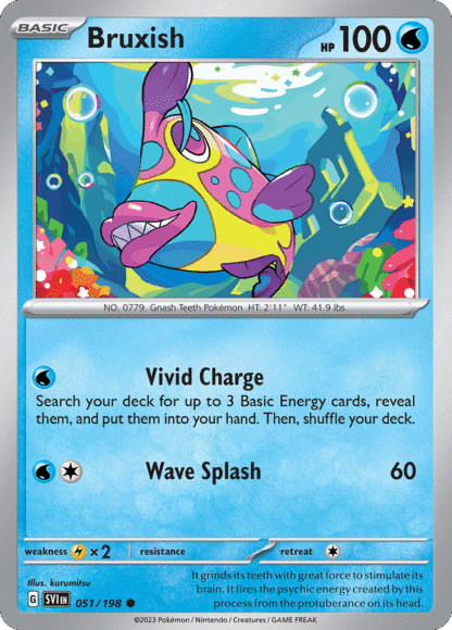Bruxish Reverse - Scarlet & Violet
