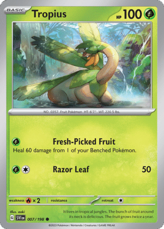 Tropius Reverse - Scarlet & Violet