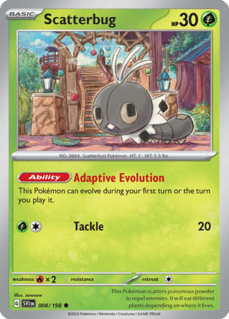 Scatterbug Reverse - Scarlet & Violet