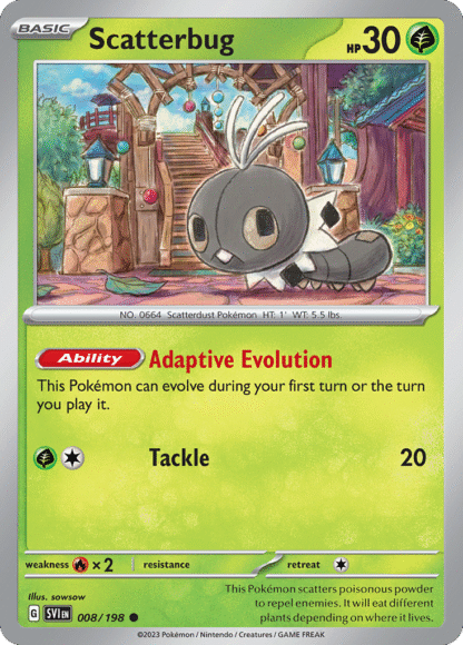 Scatterbug Reverse - Scarlet & Violet