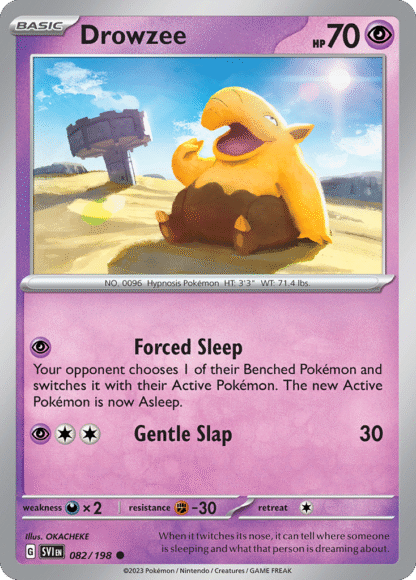 Drowzee Reverse - Scarlet & Violet