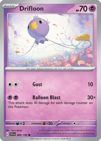 Drifloon Reverse - Scarlet & Violet