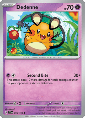 Dedenne Reverse - Scarlet & Violet