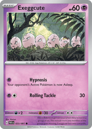 Exeggcute Reverse - Paldean Fates
