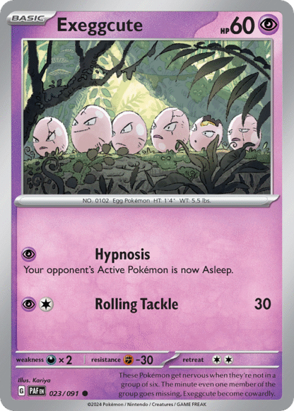Exeggcute Reverse - Paldean Fates