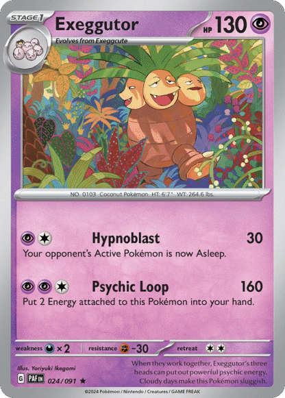Exeggutor Reverse - Paldean Fates