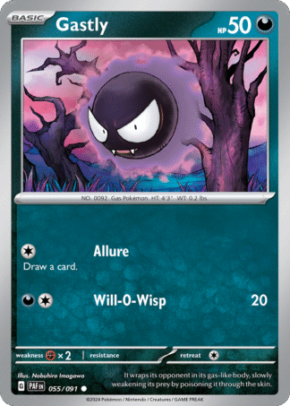 Gastly Reverse - Paldean Fates