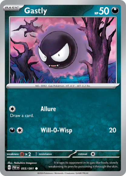 Gastly Reverse - Paldean Fates