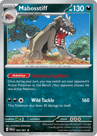 Mabosstiff Reverse - Paldean Fates