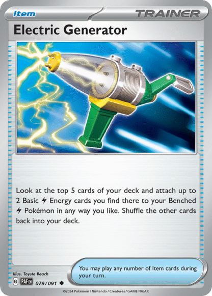 Electric Generator Reverse - Paldean Fates