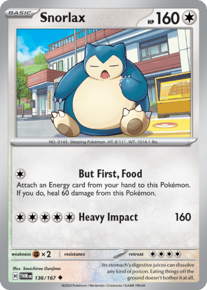Snorlax Reverse - Twilight Masquerade