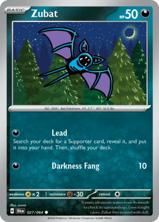 Zubat Reverse - Shrouded Fable