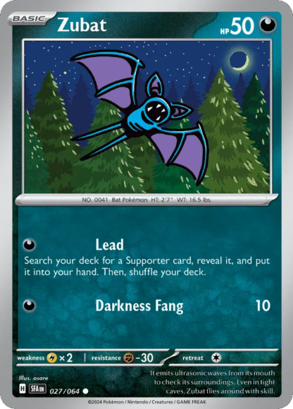 Zubat Reverse - Shrouded Fable