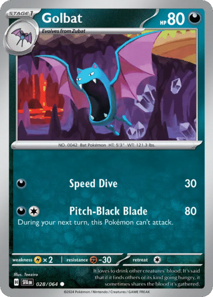 Golbat Reverse - Shrouded Fable
