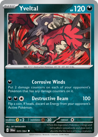 Yveltal Reverse - Shrouded Fable