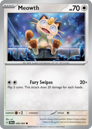 Meowth Reverse - Shrouded Fable