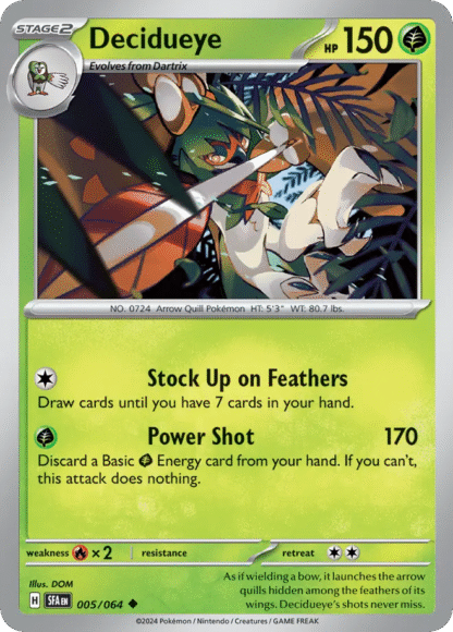 Decidueye Reverse - Shrouded Fable