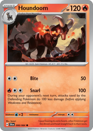 Houndoom Reverse - Shrouded Fable