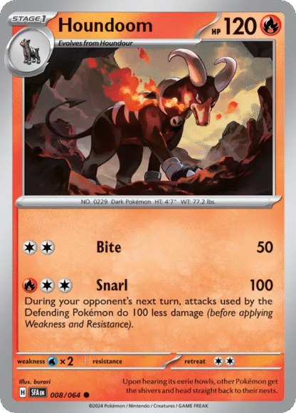 Houndoom Reverse - Shrouded Fable