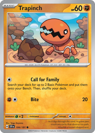 Trapinch Reverse - Surging Sparks