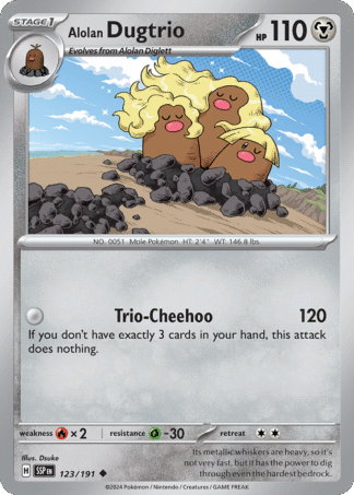 Alolan Dugtrio Reverse - Surging Sparks