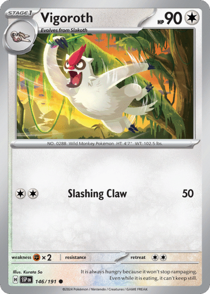 Vigoroth Reverse - Surging Sparks