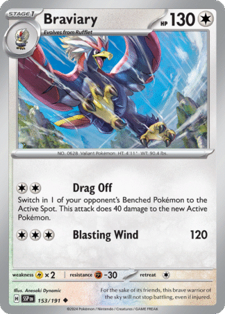 Braviary Reverse - Surging Sparks