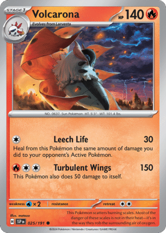 Volcarona Reverse - Surging Sparks