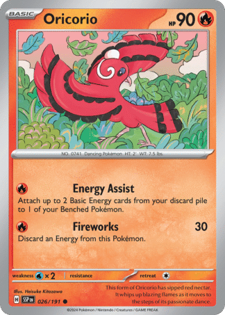 Oricorio Reverse - Surging Sparks