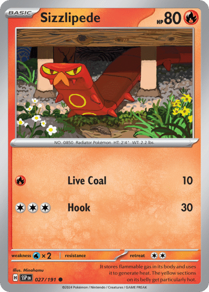Sizzlipede Reverse - Surging Sparks