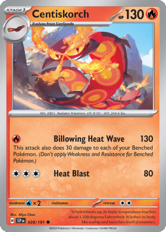 Centiskorch Reverse - Surging Sparks