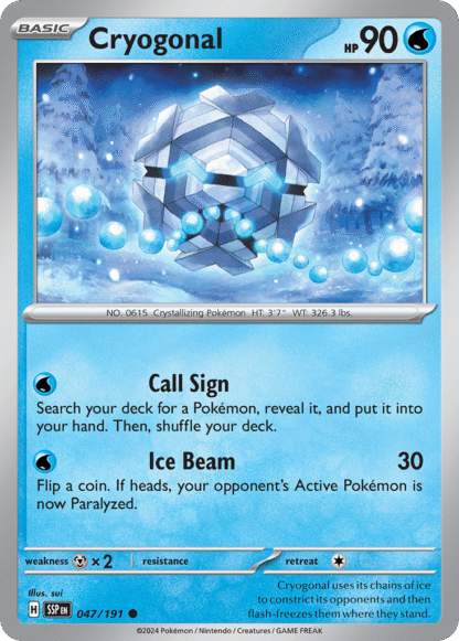 Cryogonal Reverse - Surging Sparks