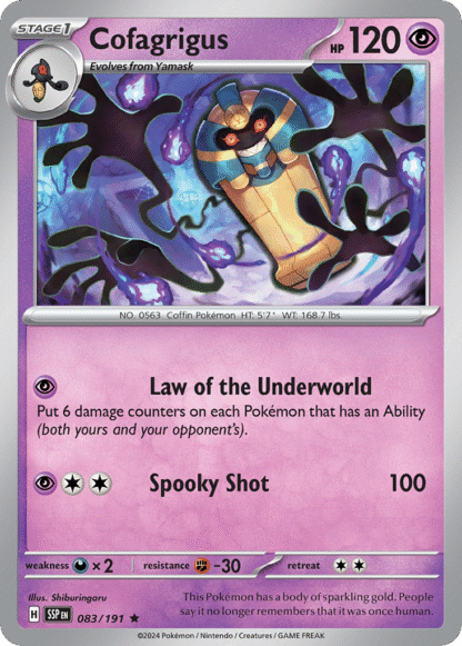 Cofagrigus - Surging Sparks