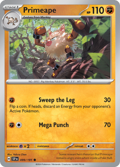 Primeape Reverse - Surging Sparks
