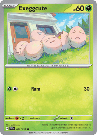 Exeggcute Poke Ball - Prismatic Evolutions