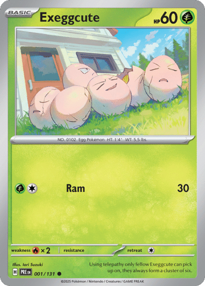 Exeggcute Poke Ball - Prismatic Evolutions