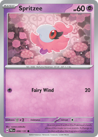 Spritzee Poke Ball - Prismatic Evolutions